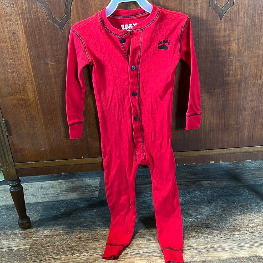 “Lazy One” One Piece Pajamas 3t Boys